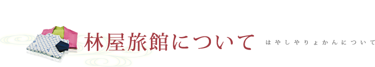 林家旅館について はやしやりょかんについて